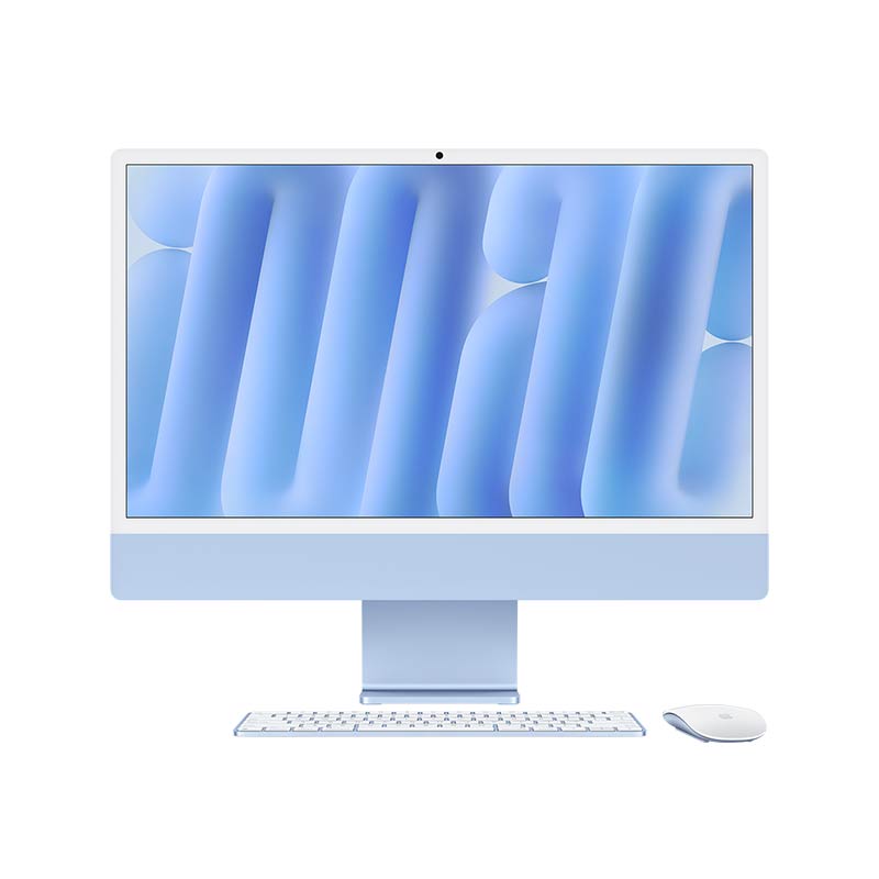 Gebrauchtgerät Apple iMac 24" - M4 10-Core CPU und 10-Core GPU, 16/256, Blau