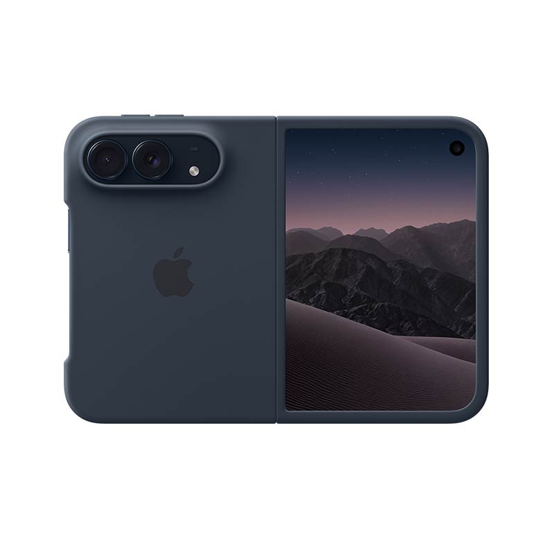 Apple iPhone Duo Case, Navyblau – Bild 2