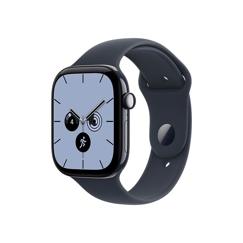 Apple Watch Series 12 GPS + Cellular, 46 mm Keramikgehäuse Nachtblau mit Sportarmband Navyblau – Bild 2